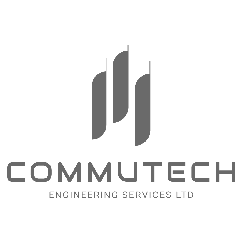 Commutech logo grey