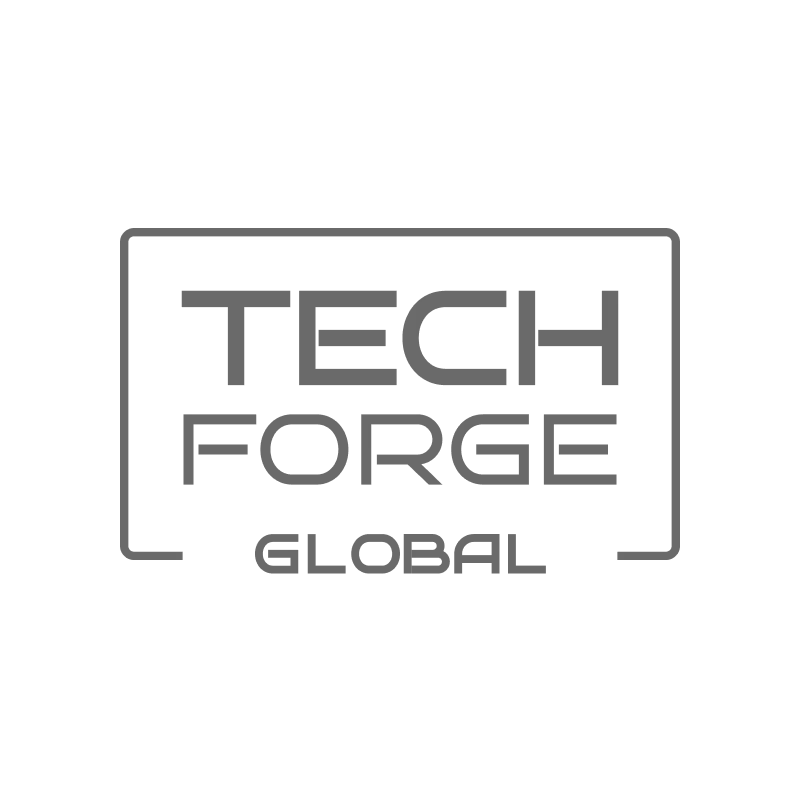 Tech Forge global logo grey
